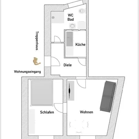Stylisches Apartment, Parkplatz, Naehe Dus & Dortmund & Koeln & Essen Wuppertal Exterior photo